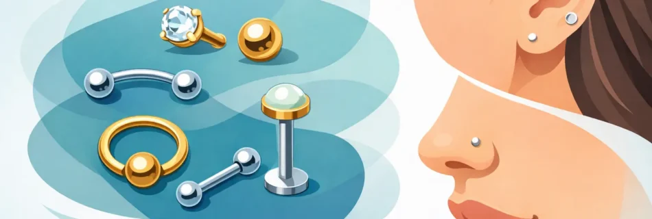 Bijuteria inițială pentru piercing contează