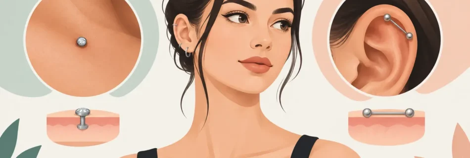 Dermal versus surface: ce piercing ți se potrivește?