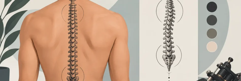 Ghid tatuaj coloană pentru un design durabil