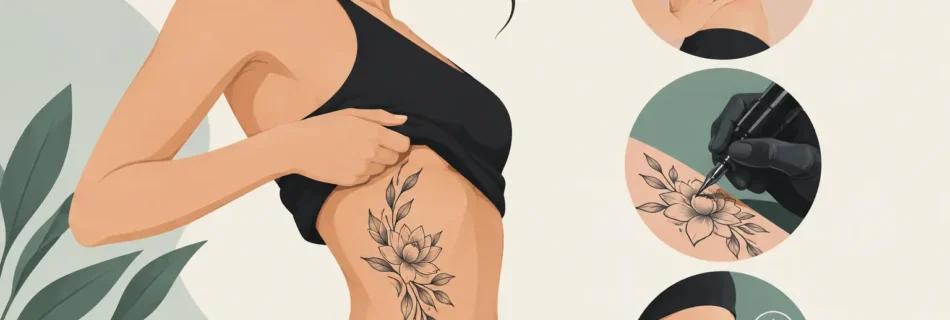 Ghid tatuaj pe coaste: durere, design și vindecare