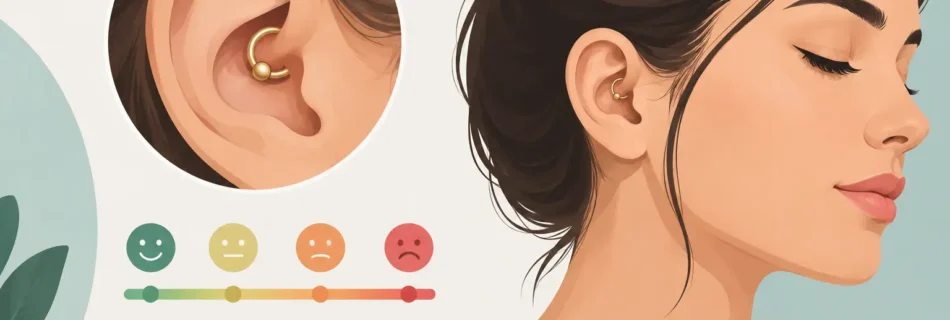 Piercing daith: cât de mare este durerea?