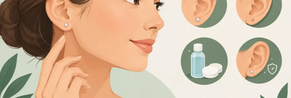 Piercing ureche: vindecare completă și îngrijire