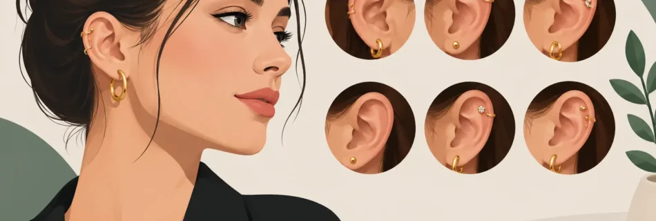 Tendințe piercinguri ureche care chiar rezistă