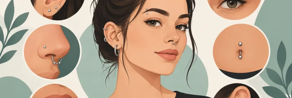 Tipuri populare de body piercing explicate clar