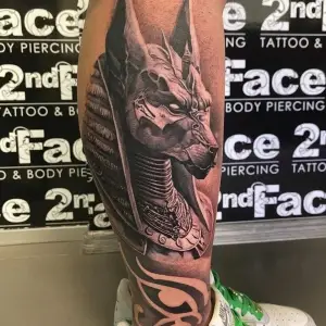 #anubis #anubistattoo #houseofanubis #tattoo #tattoos #tattooed #tattooedmen #blackandgreytattoo #realistictattoo #tats #artistsoninstagram #artist #tattooartist #art #bodyart #inked #best #bestfriends #insta #inst