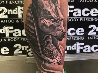 #anubis #anubistattoo #houseofanubis #tattoo #tattoos #tattooed #tattooedmen #blackandgreytattoo #realistictattoo #tats #artistsoninstagram #artist #tattooartist #art #bodyart #inked #best #bestfriends #insta #inst