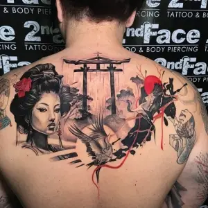 #geisha #geishatattoo #birdtattoo #japanesetattoo #tattooed #tattooedgirls #tattooedmen #tattoo #blackandgreytattoo #realistictattoo #tattoos #artistsoninstagram #artist #tattooartist #art #bodyart #inked #best #be
