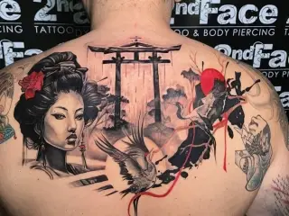 #geisha #geishatattoo #birdtattoo #japanesetattoo #tattooed #tattooedgirls #tattooedmen #tattoo #blackandgreytattoo #realistictattoo #tattoos #artistsoninstagram #artist #tattooartist #art #bodyart #inked #best #be