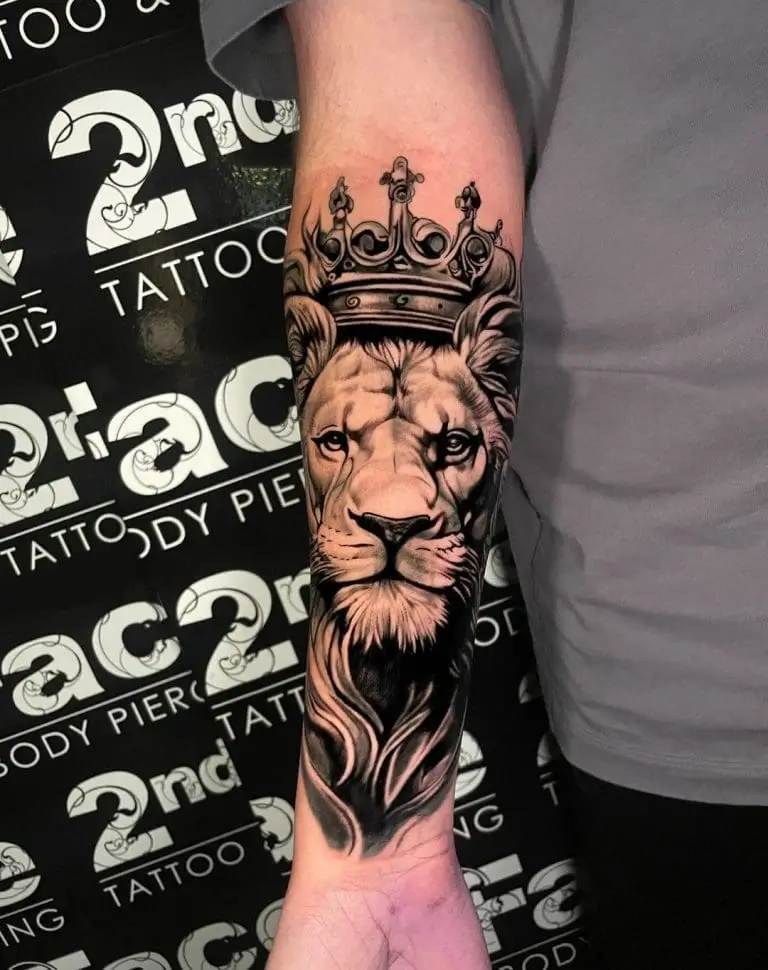 Lion2 1 – 2nd Face Tattoo București