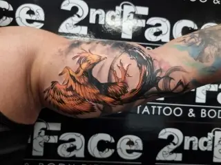 #phoenix #phoenixtattoo #colortattoo #bird #tattoos #tattooed #tattooedmen #tattoo #blackandgreytattoo #realistictattoo #tats #artistsoninstagram #artist #tattooartist #art #bodyart #inked #bestfriends #insta #inst