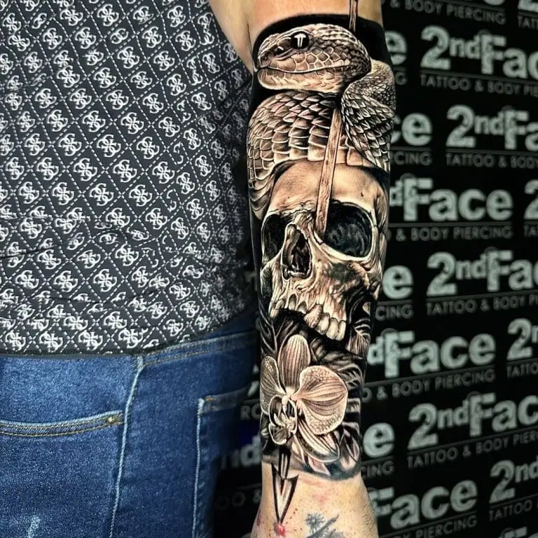 Snake1 3 – 2nd Face Tattoo București