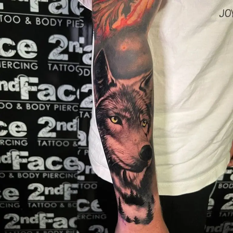 Wolf1 1 – 2nd Face Tattoo București