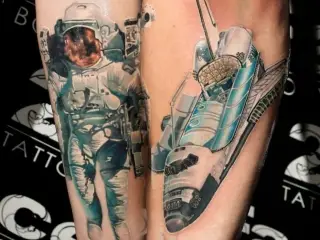 tatuaj color baieti