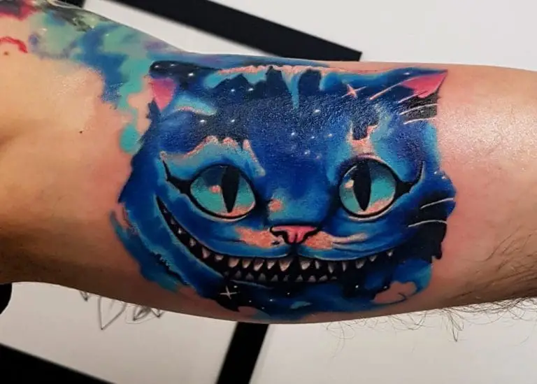 Cat Alice Wonderland 1 – 2nd Face Tattoo București