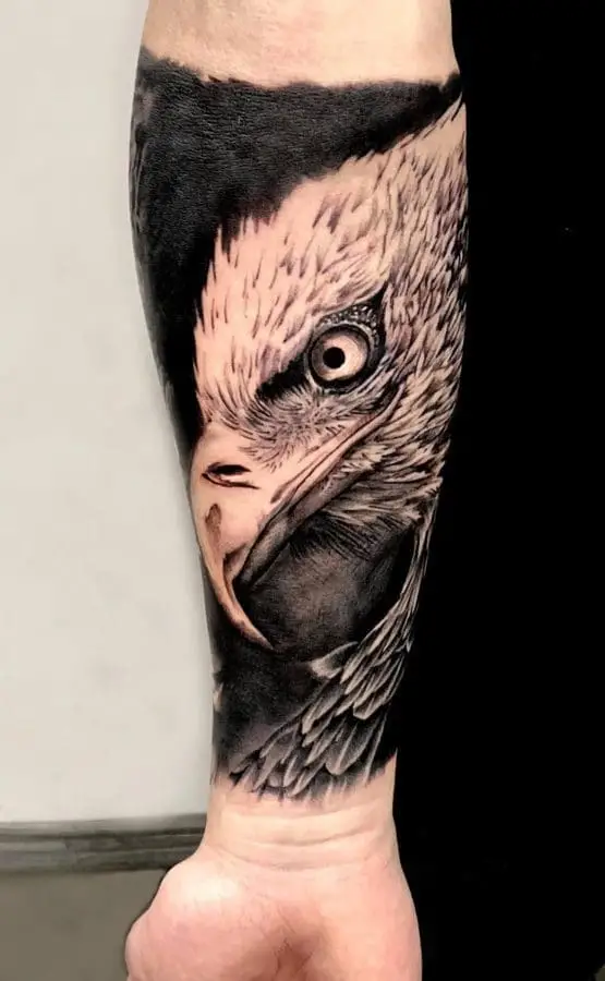 Eagle Realistic Tattoo 1 – 2nd Face Tattoo București