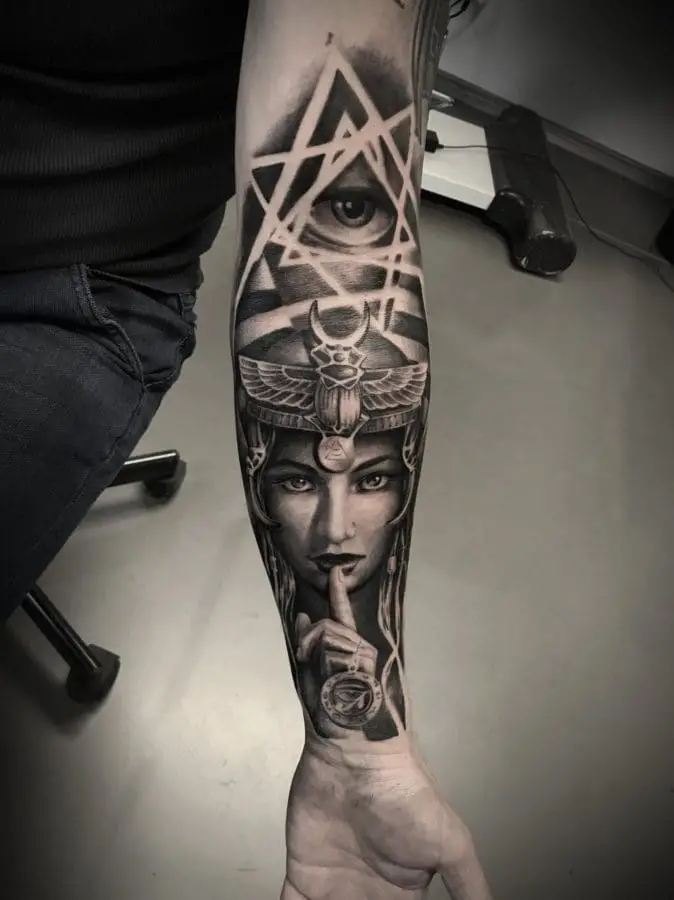 Eye Women Tattoo 1 – 2nd Face Tattoo București