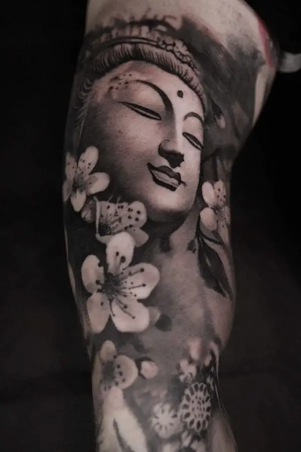 Full Sleeve Tattoo Budha 1 – 2nd Face Tattoo București