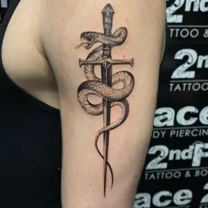 Tatuaj Sarpe Sabie