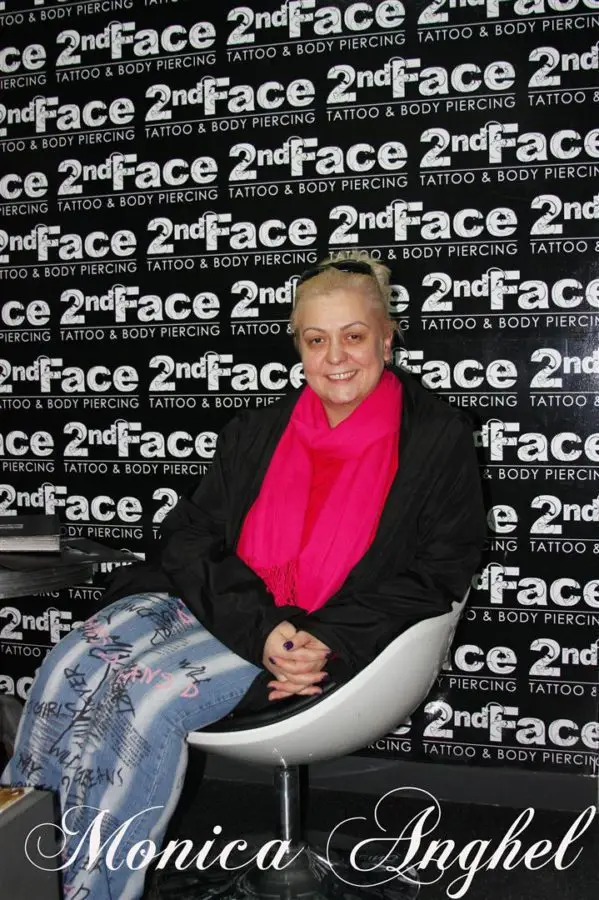 Monica Anghel la 2nd Face Tattoo București