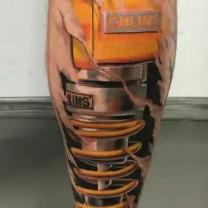 Tatuaj Gamba Barbat