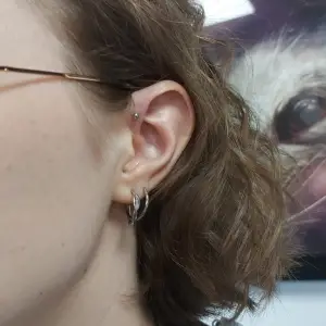 Piercing Forward Helix