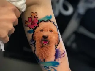 tatuaj color portret caine