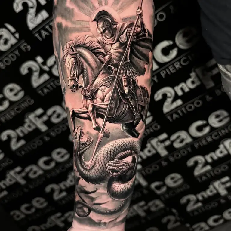 Warrior Tattoo – 2nd Face Tattoo București